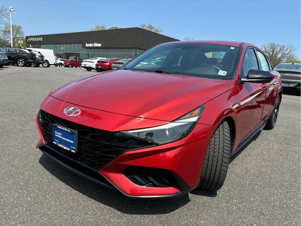 used 2021 Hyundai Elantra car, priced at $18,637