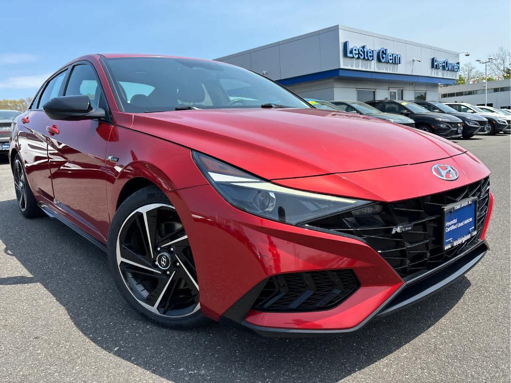 used 2021 Hyundai Elantra car, priced at $18,637