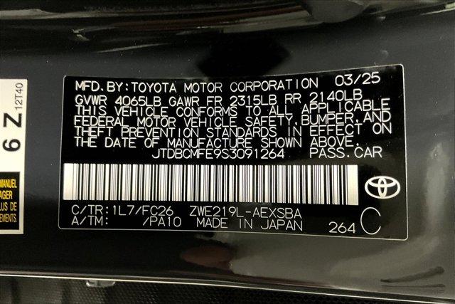 new 2025 Toyota Corolla car, priced at $30,028