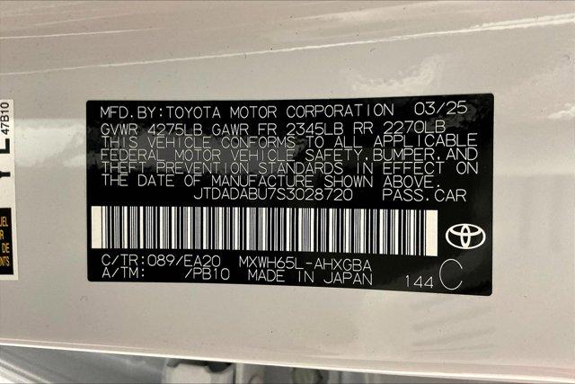 new 2025 Toyota Prius car, priced at $37,353