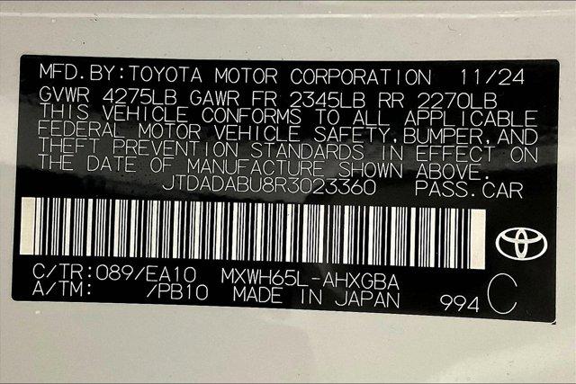 new 2024 Toyota Prius car, priced at $34,654