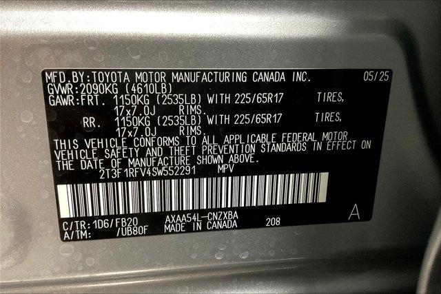 new 2025 Toyota RAV4 car, priced at $32,864