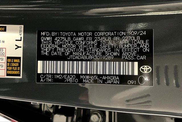 new 2024 Toyota Prius car, priced at $36,239