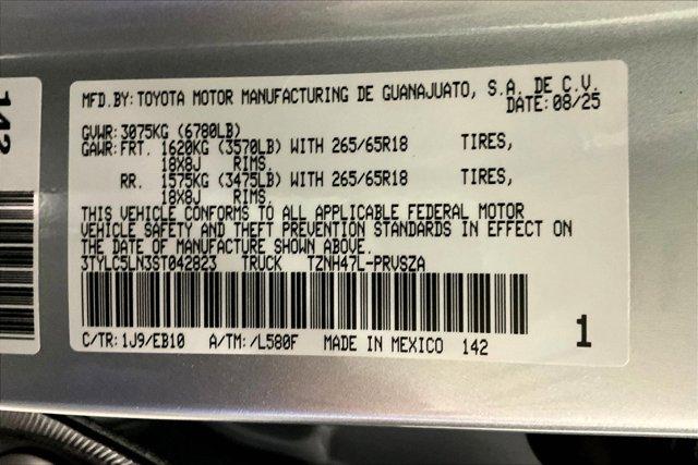 new 2025 Toyota Tacoma car, priced at $61,009