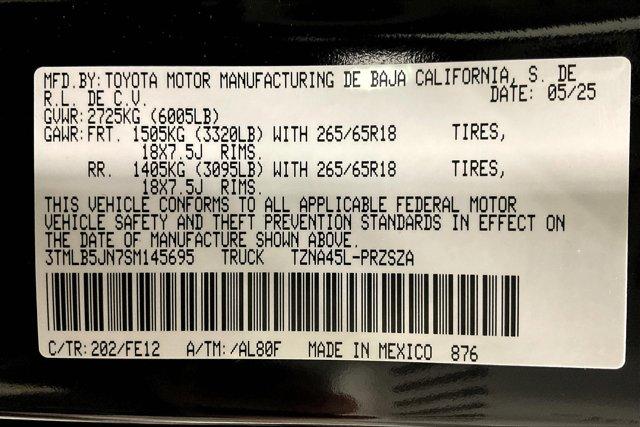 new 2025 Toyota Tacoma car, priced at $46,419