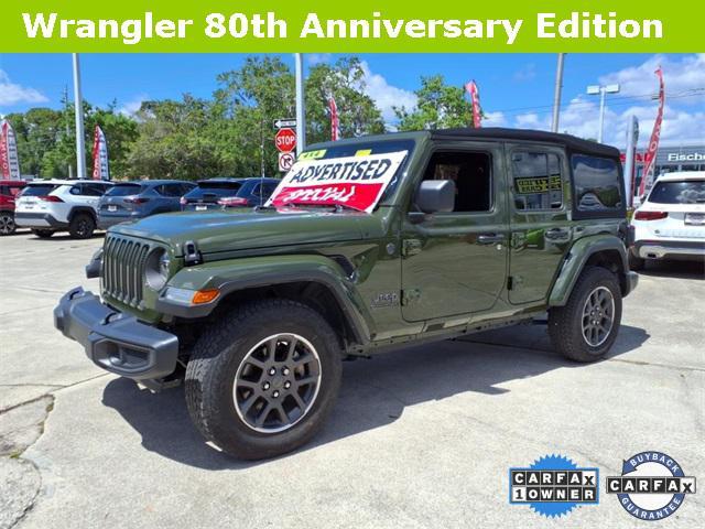 used 2021 Jeep Wrangler Unlimited car, priced at $30,360