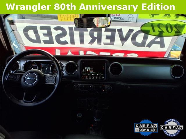 used 2021 Jeep Wrangler Unlimited car, priced at $30,360