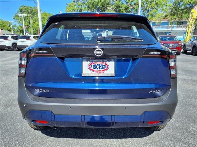 new 2025 Nissan Kicks car, priced at $24,661