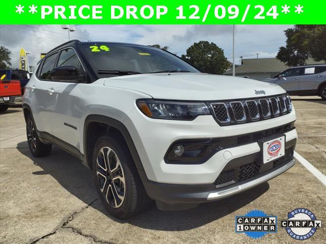 used 2024 Jeep Compass car, priced at $26,609