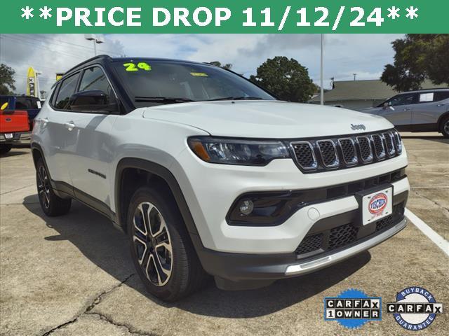 used 2024 Jeep Compass car, priced at $28,698