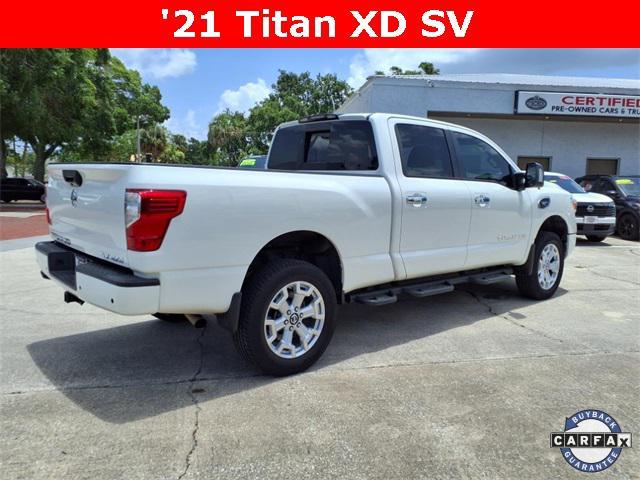 used 2021 Nissan Titan XD car, priced at $25,125