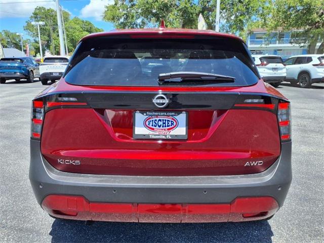 new 2025 Nissan Kicks car, priced at $27,022