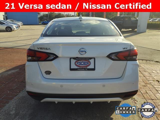 used 2021 Nissan Versa car, priced at $17,012