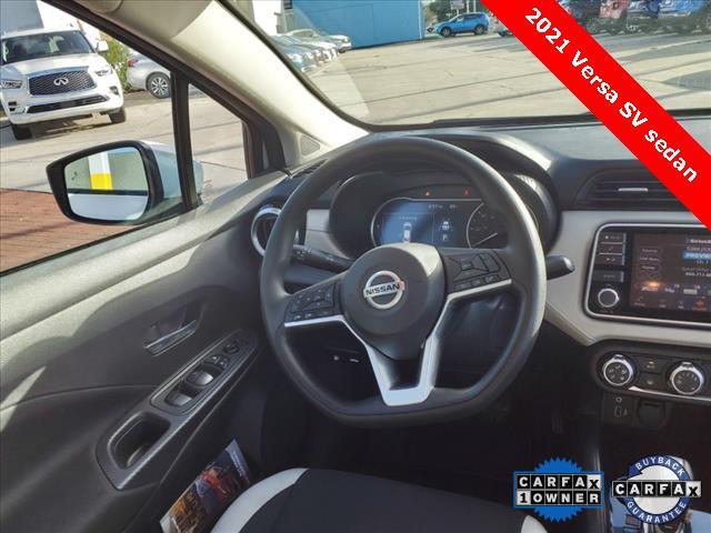 used 2021 Nissan Versa car, priced at $15,898