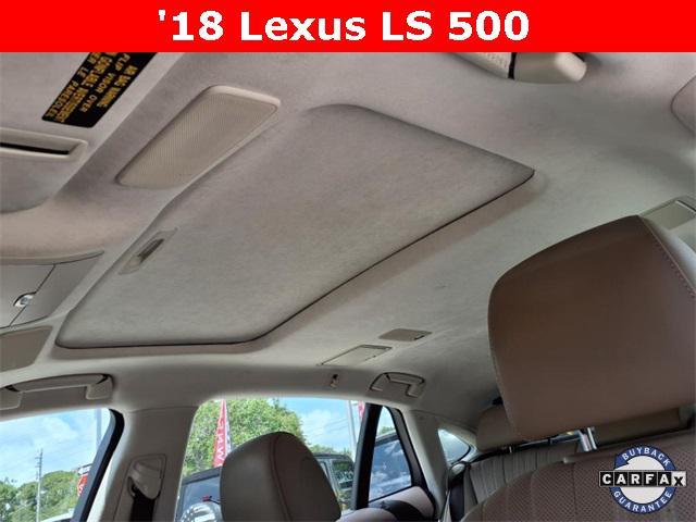 used 2018 Lexus LS 500 car, priced at $42,140