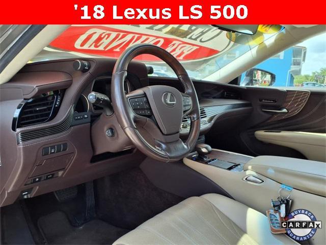 used 2018 Lexus LS 500 car, priced at $42,140