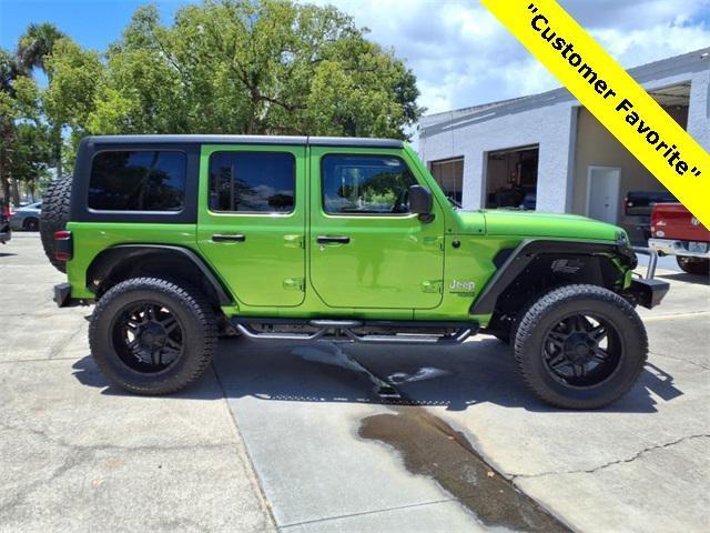 used 2020 Jeep Wrangler Unlimited car, priced at $27,700
