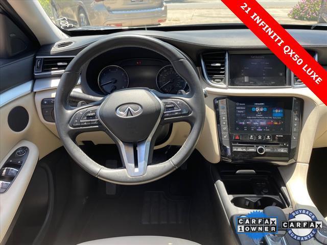 used 2021 INFINITI QX50 car, priced at $29,330