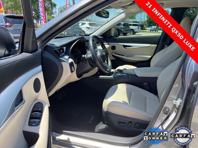 used 2021 INFINITI QX50 car, priced at $29,330