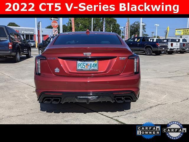 used 2022 Cadillac CT5-V car, priced at $92,990