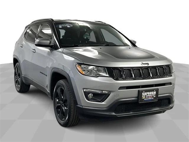 used 2018 Jeep Compass car, priced at $18,346