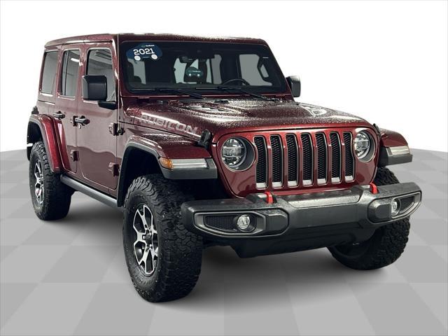 used 2021 Jeep Wrangler Unlimited car, priced at $44,308