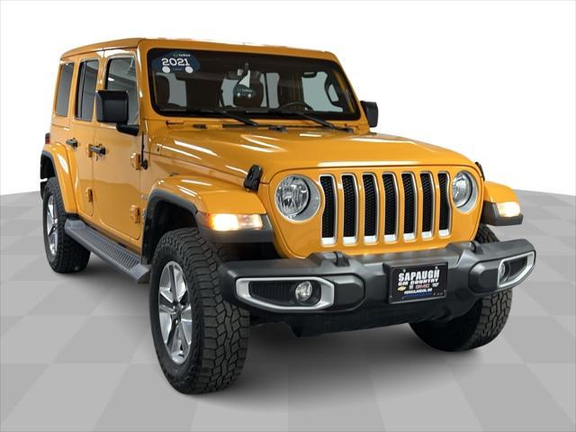 used 2021 Jeep Wrangler Unlimited car, priced at $34,346