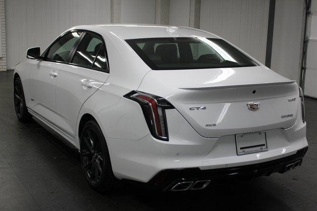 new 2025 Cadillac CT4-V car, priced at $55,614