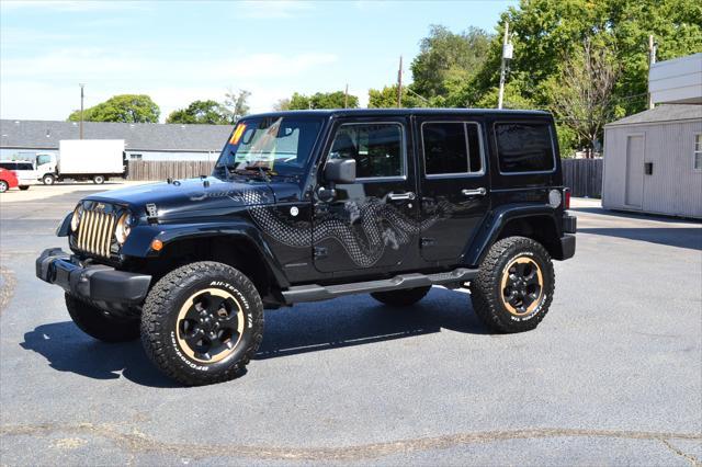 used 2014 Jeep Wrangler Unlimited car, priced at $20,991