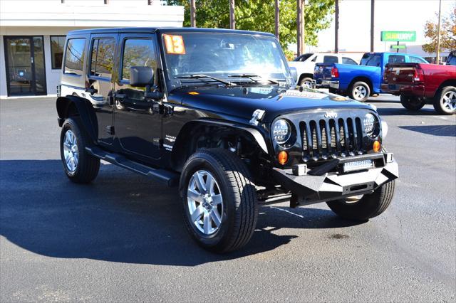 used 2013 Jeep Wrangler Unlimited car, priced at $16,991