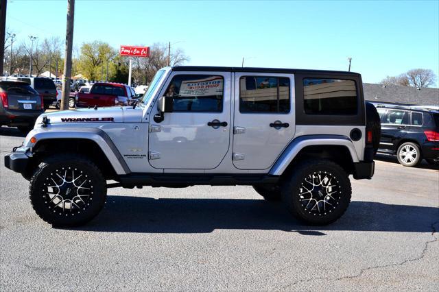 used 2015 Jeep Wrangler Unlimited car, priced at $18,991