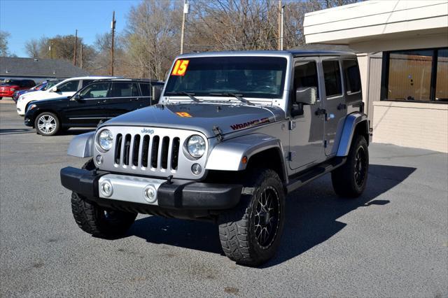 used 2015 Jeep Wrangler Unlimited car, priced at $18,991