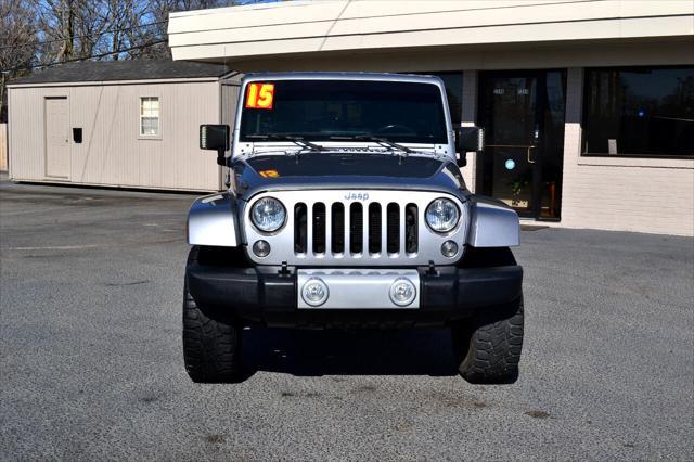 used 2015 Jeep Wrangler Unlimited car, priced at $18,991