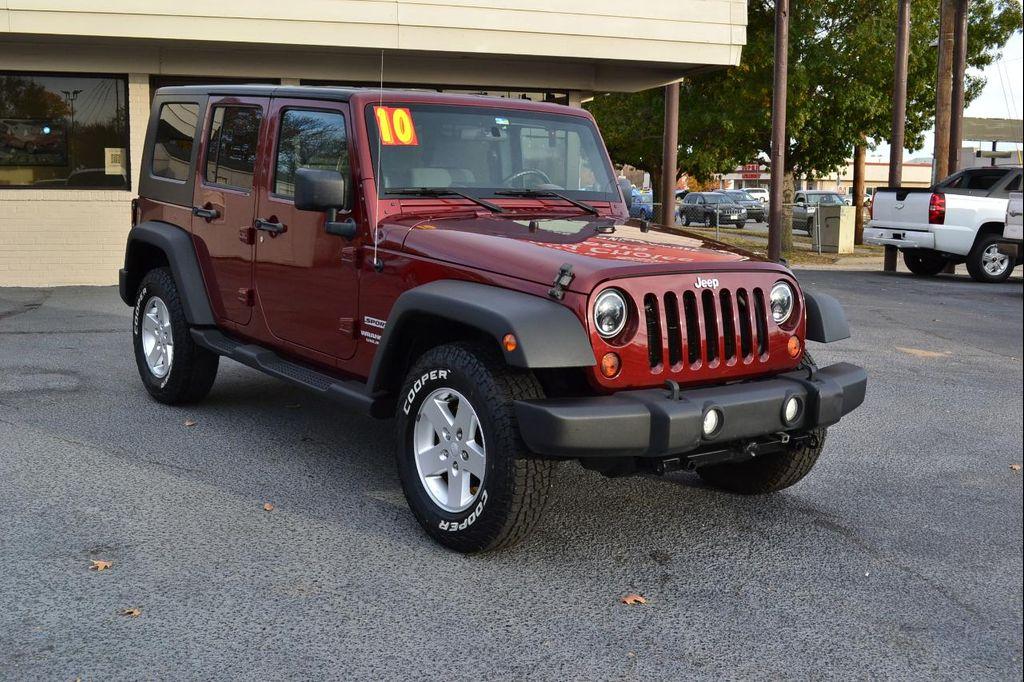 used 2010 Jeep Wrangler Unlimited car, priced at $13,991