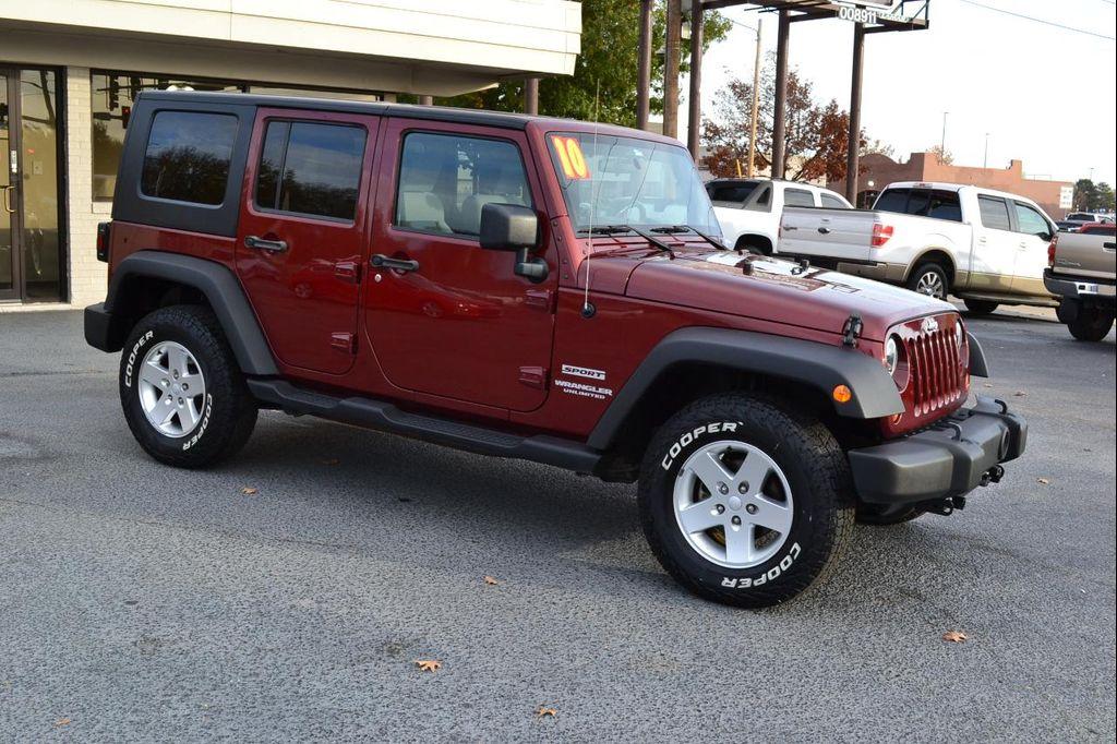 used 2010 Jeep Wrangler Unlimited car, priced at $13,991