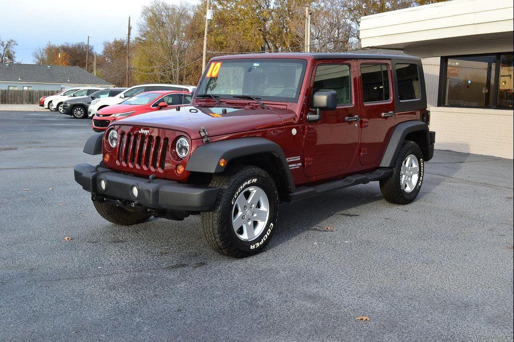 used 2010 Jeep Wrangler Unlimited car, priced at $13,991
