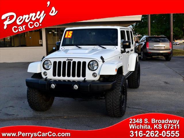 used 2015 Jeep Wrangler Unlimited car, priced at $26,991