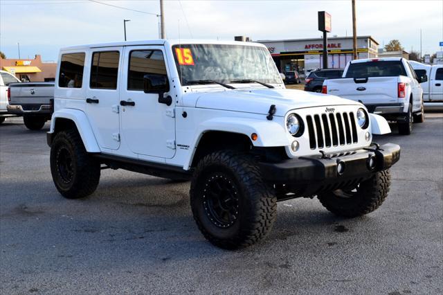 used 2015 Jeep Wrangler Unlimited car, priced at $26,991