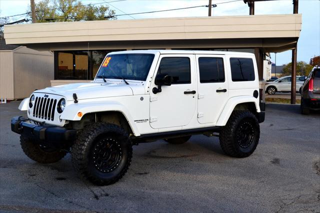 used 2015 Jeep Wrangler Unlimited car, priced at $26,991