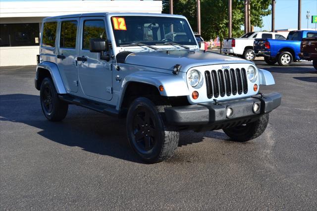 used 2012 Jeep Wrangler Unlimited car, priced at $16,991