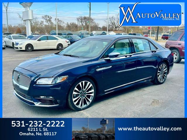 used 2017 Lincoln Continental car, priced at $18,950