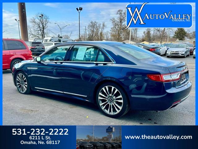 used 2017 Lincoln Continental car, priced at $18,950