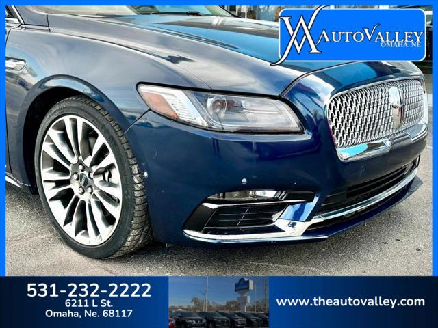 used 2017 Lincoln Continental car, priced at $18,950