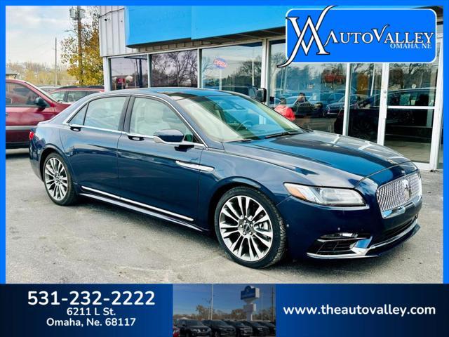 used 2017 Lincoln Continental car, priced at $18,950