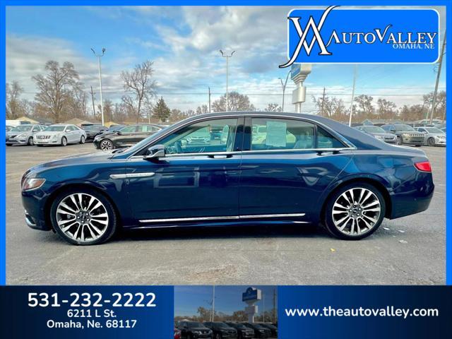 used 2017 Lincoln Continental car, priced at $18,950