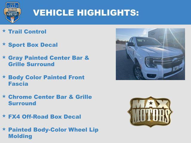 new 2025 Ford Ranger car, priced at $40,860