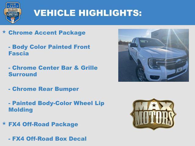 new 2025 Ford Ranger car, priced at $40,860