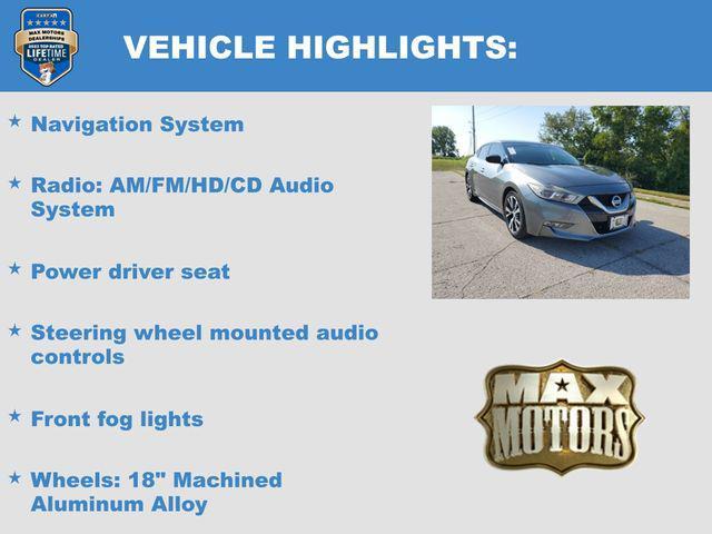 used 2017 Nissan Maxima car, priced at $15,730