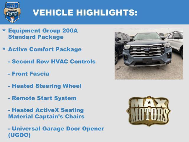 new 2025 Ford Explorer car, priced at $48,180