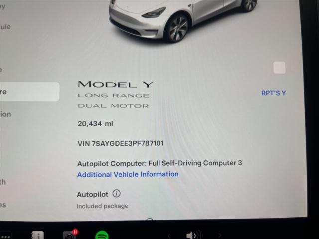 used 2023 Tesla Model Y car, priced at $35,995